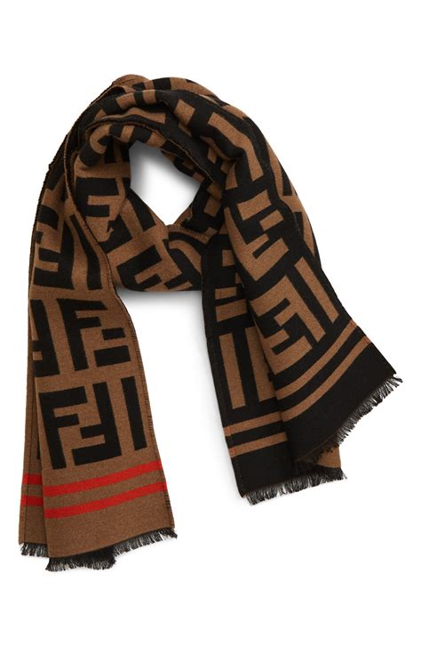 fendi scarf orange|Fendi scarf women's.